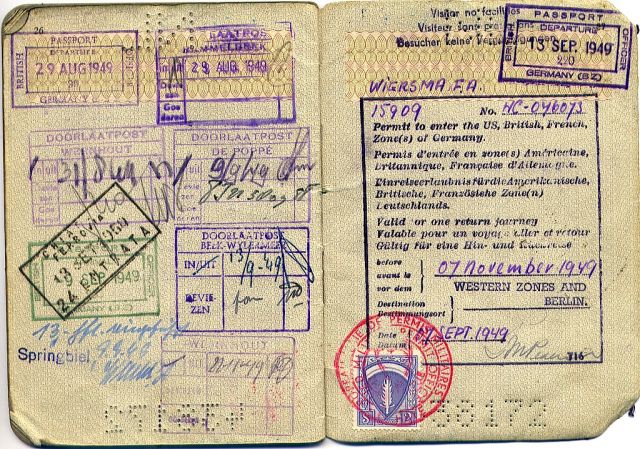 Passeport ancien